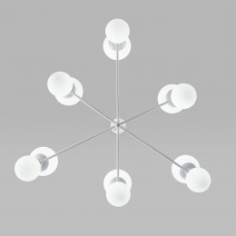 Подвесной светильник со стеклянными плафонами 30182 белый Eurosvet