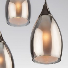 Подвесной светильник со стеклянными плафонами 50085/3 черный жемчуг Eurosvet