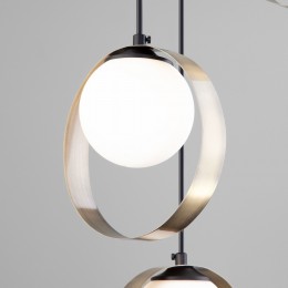 Подвесной светильник со стеклянными плафонами 50205/3 черный / бронза Eurosvet