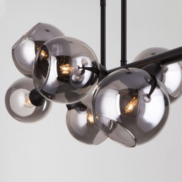 Подвесной светильник со стеклянными плафонами 70113/8 дымчатый Eurosvet