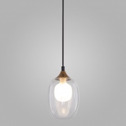 Подвесной светильник со стеклянными плафонами 70216/1 латунь Eurosvet
