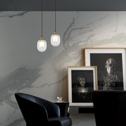 Подвесной светильник со стеклянными плафонами 70216/1 латунь Eurosvet