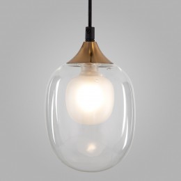 Подвесной светильник со стеклянными плафонами 70216/3 латунь Eurosvet