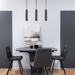 Подвесной светильник в стиле лофт 50255/1 черный жемчуг Eurosvet