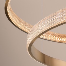 Подвесной светодиодный светильник с регулировкой цветовой температуры и яркости 90175/5 медный Eurosvet