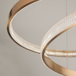 Подвесной светодиодный светильник с регулировкой цветовой температуры и яркости 90175/5 медный Eurosvet