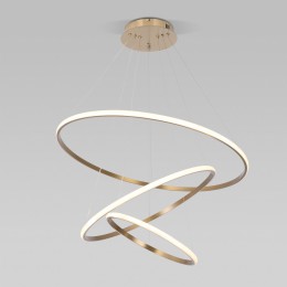 Подвесной светодиодный светильник с регулировкой цветовой температуры и яркости 90264/3 латунь Eurosvet