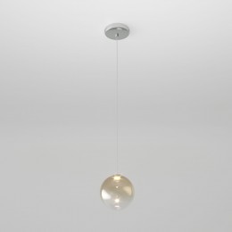 Подвесной светодиодный светильник со стеклянным плафоном 50232/1 LED янтарный Eurosvet