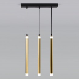 Подвесной светодиодный светильник в стиле лофт 50133/3 LED бронза Eurosvet