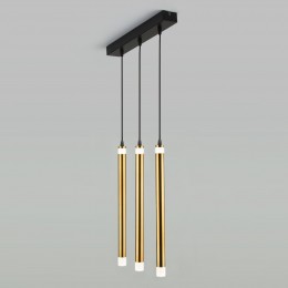 Подвесной светодиодный светильник в стиле лофт 50133/3 LED бронза Eurosvet