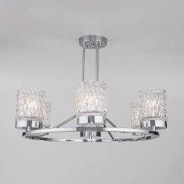 Потолочная люстра со стеклянными плафонами 60127/6 хром Eurosvet
