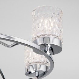 Потолочная люстра со стеклянными плафонами 60127/6 хром Eurosvet