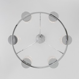 Потолочная люстра со стеклянными плафонами 60127/6 хром Eurosvet