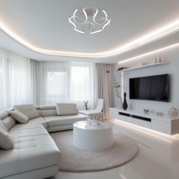 Потолочный светильник с пультом 90238/1 белый Eurosvet