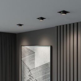 Потолочный светодиодный светильник Conner 8W 4000K чёрный 25087/LED Elektrostandard