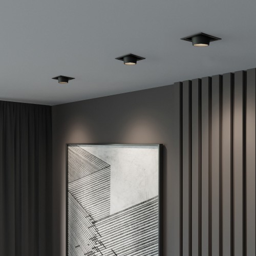 Потолочный светодиодный светильник Conner 8W 4000K чёрный 25087/LED Elektrostandard