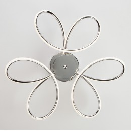 Потолочный светодиодный светильник в стиле минимализм 90083/3 хром Eurosvet