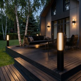 Садово-парковый светодиодный светильник Entero 3000K IP54 35189/F черный Elektrostandard