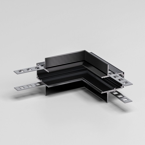 Slim Magnetic Коннектор угловой внутренний для встраиваемого шинопровода под ГКЛ 9,5мм черный 85213/00 Elektrostandard