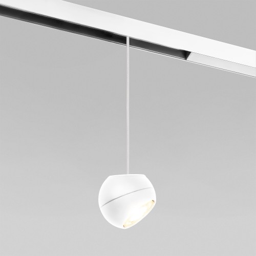 Slim Magnetic Трековый светильник 12W 4200K Lars белый 85033/01 Elektrostandard