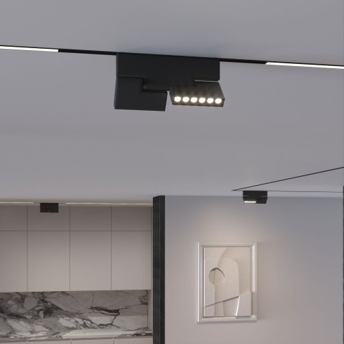 Slim Magnetic Трековый светильник 22W 4000K Mobi чёрный 85191/01 Elektrostandard
