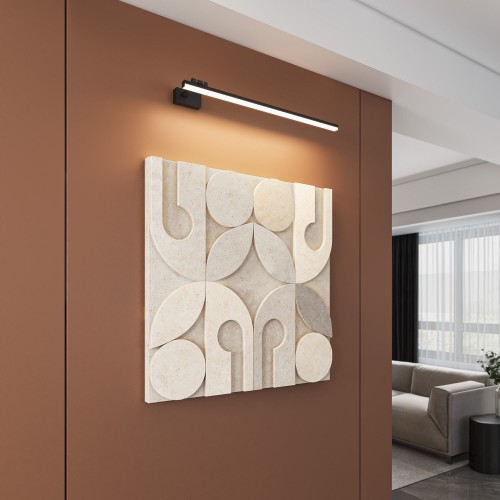 Светильник настенный светодиодный Acento черный 40155/LED Elektrostandard
