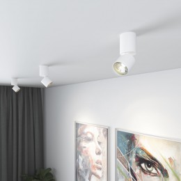Светильник потолочный светодиодный Sens 10W 4000K белый 25042/LED Elektrostandard