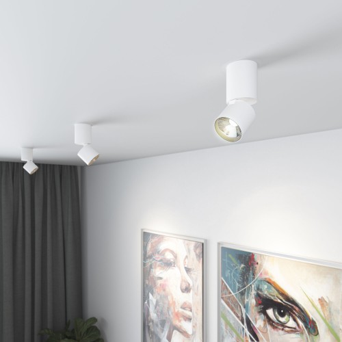 Светильник потолочный светодиодный Sens 10W 4000K белый 25042/LED Elektrostandard