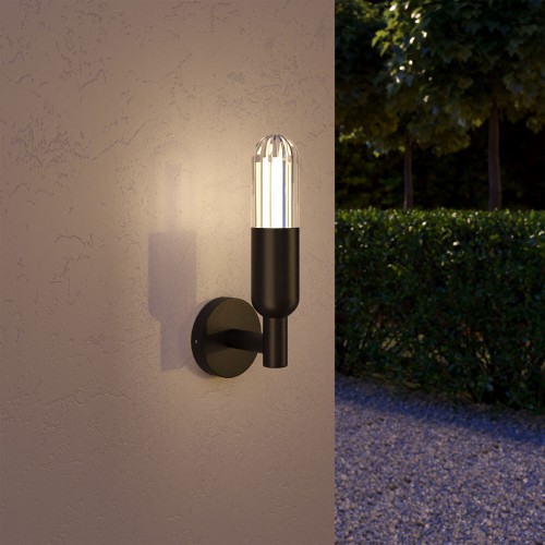 Светильник садово-парковый настенный ISIDA LED 35165/U черный Elektrostandard