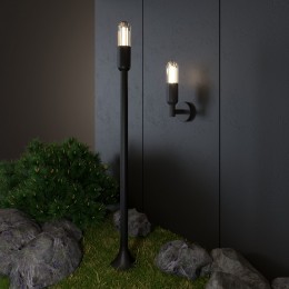 Светильник садово-парковый настенный ISIDA LED 35165/U черный Elektrostandard