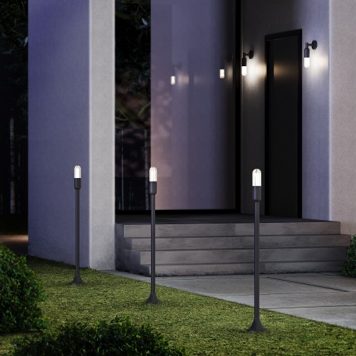 Светильник садово-парковый настенный ISIDA LED 35165/U черный Elektrostandard