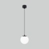 Светильник садово-парковый со стеклянным плафоном Sfera H 35158/H черный Elektrostandard
