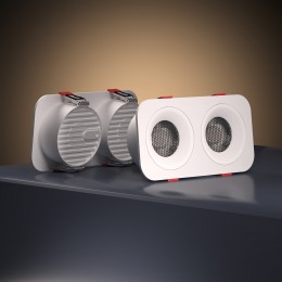 Светильник встраиваемый 20W 4000K белый IP44 15277/LED Elektrostandard