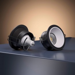 Светильник встраиваемый Mils GU10 чёрный 25010/01 Elektrostandard