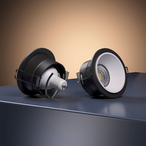 Светильник встраиваемый Mils GU10 чёрный 25010/01 Elektrostandard