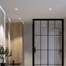 Светильник встраиваемый светодиодный Arco 12W 4000K белый IP44 15274/LED Elektrostandard