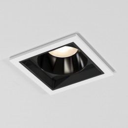 Встраиваемый потолочный светильник 10W 4000K белый/чёрный 25085/LED Elektrostandard