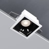 Встраиваемый потолочный светильник 10W 4000K белый/чёрный 25085/LED Elektrostandard
