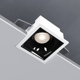 Встраиваемый потолочный светильник 10W 4000K белый/чёрный 25085/LED Elektrostandard