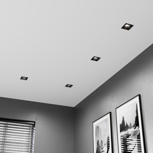 Встраиваемый светодиодный светильник 10W 4000K чёрный 25085/LED Elektrostandard