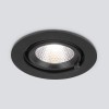 Встраиваемый точечный светодиодный светильник Osellu 9W 4200K черный 9918 LED Elektrostandard