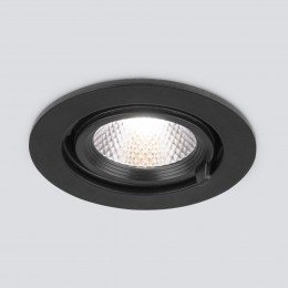 Встраиваемый точечный светодиодный светильник Osellu 9W 4200K черный 9918 LED Elektrostandard