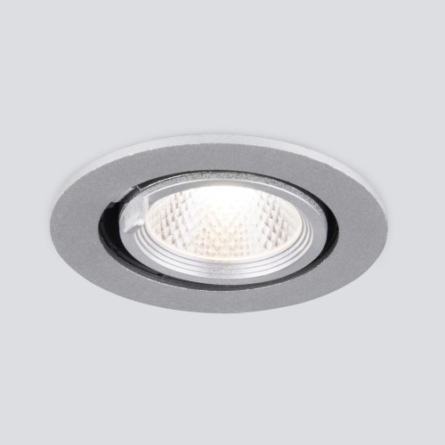 Встраиваемый точечный светодиодный светильник Osellu 9W 4200K серебро 9918 LED Elektrostandard