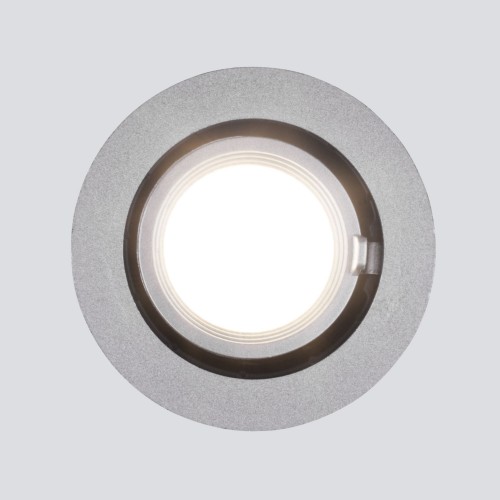 Встраиваемый точечный светодиодный светильник Osellu 9W 4200K серебро 9918 LED Elektrostandard