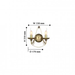 Настенный светильник 2163-2W