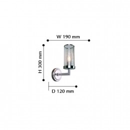 Настенный светильник 2374-1W