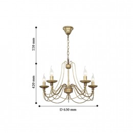 Подвесная люстра 2163-5P