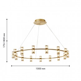 Подвесная люстра 4323-15P