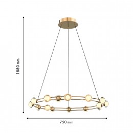 Подвесная люстра 4382-15P