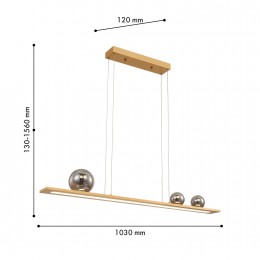 Подвесная люстра 4549-3P